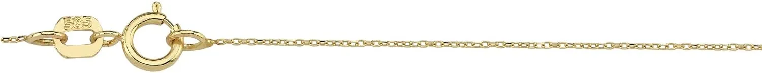 100% 14k Solid Gold Cross Necklaces - Necklaces for Women | Dainty Charm Pendant Jewelry as Birthday or Mothers Day Gifts | Cadenas Oro Mujer | 18''