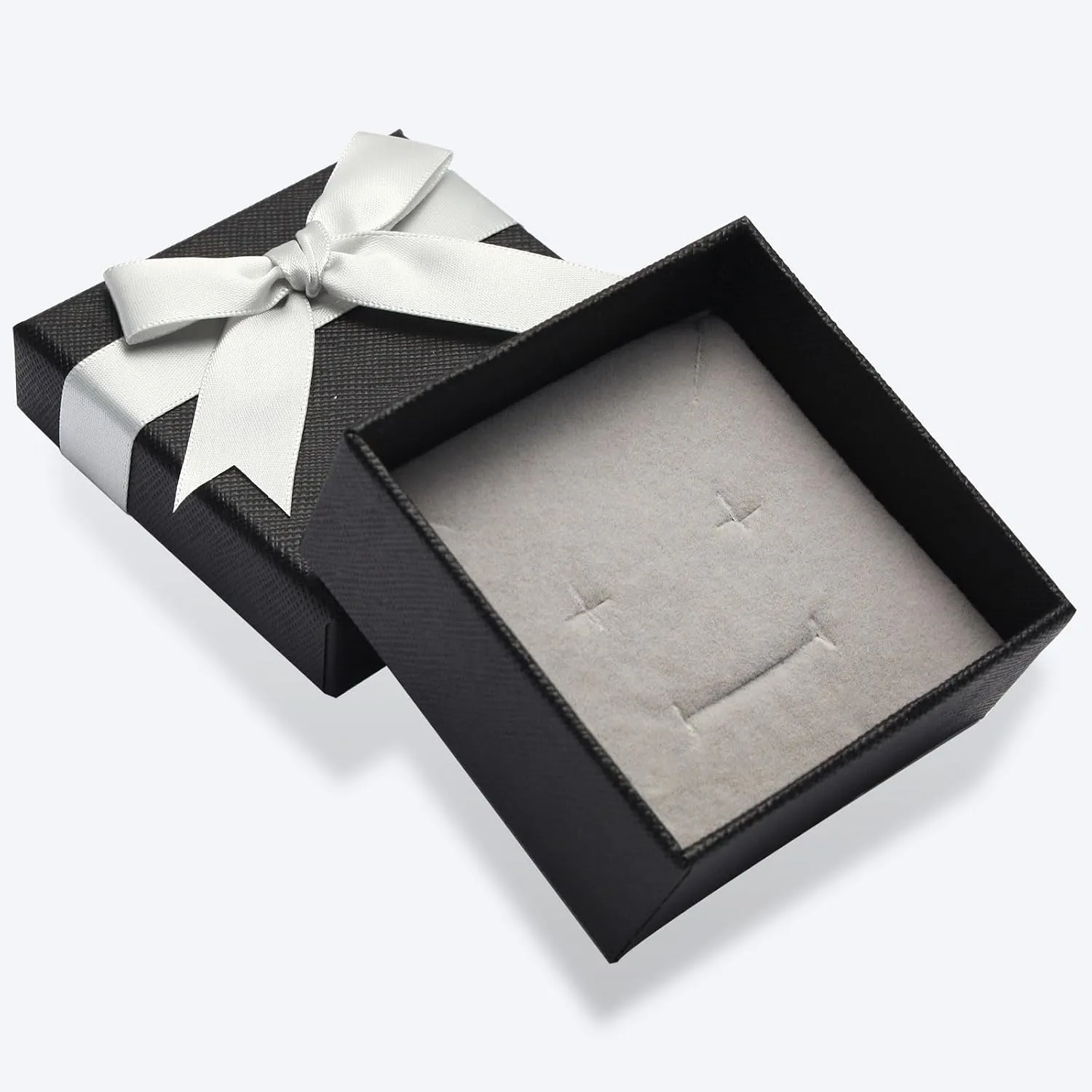 14pcs Small Cardboard Gift Jewelry Boxes for Necklace, Earring, Ring, Pendant, Bracelet, Anklet, Jewelry HolderBulk Gift Box jewelry display (black)