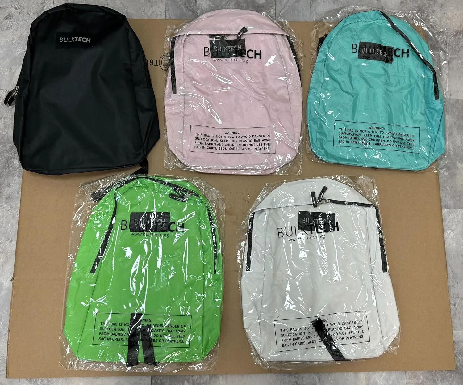 5 Pack Bulk Backpacks, Wholesale 17-Inch Lightweight Bookbags for Kids, Adults, School, Classroom, Travel, Gym Supplies with 1 Large Pocket, Perfect for Events, Corporate Bundles, Mix