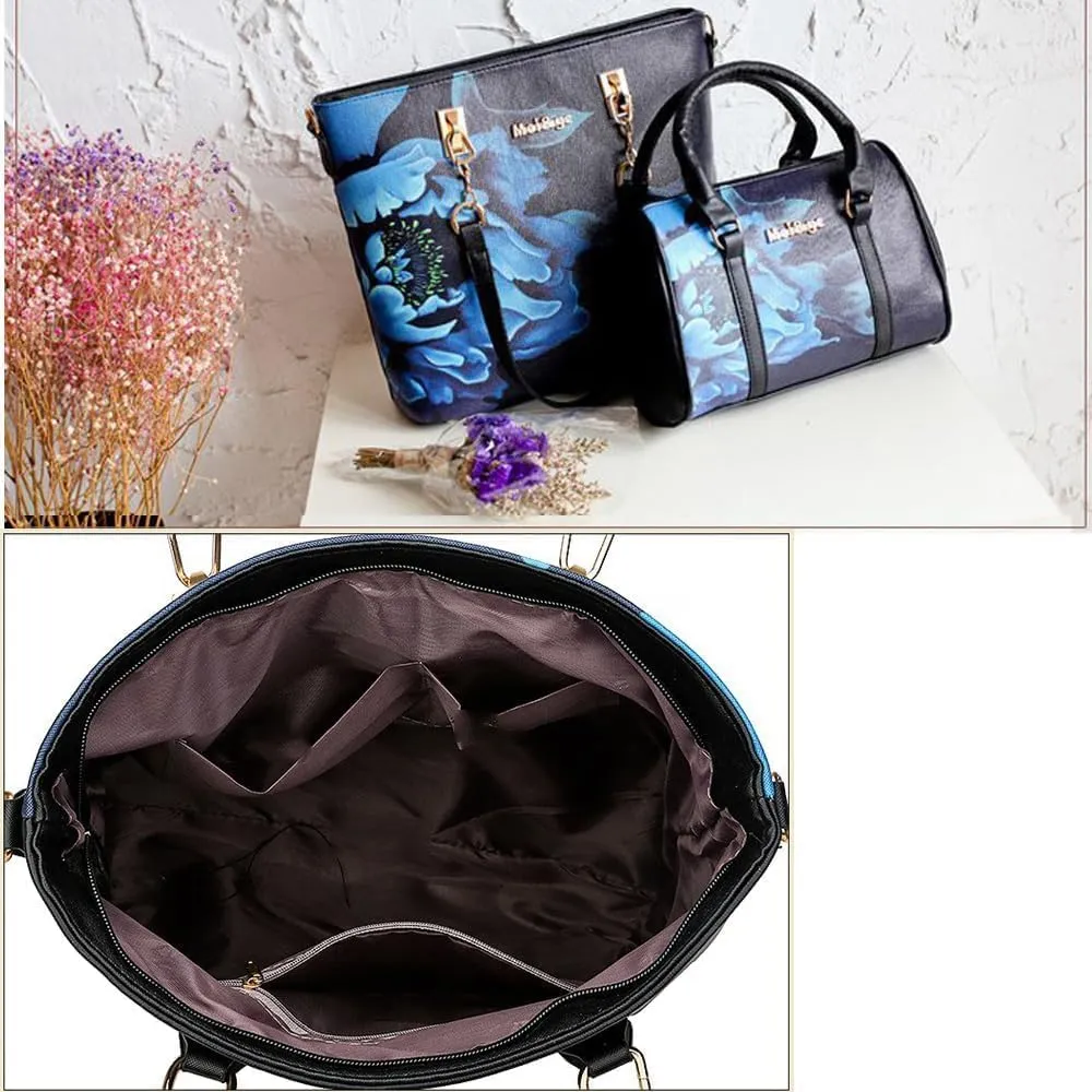 6 Pcs Handbags Womens Tote Shoulder Bag Top Handle Boston Bag Crossbody Bags
