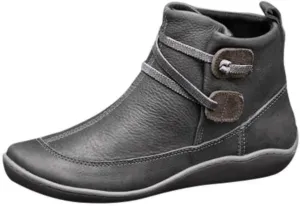 AMDBEL Boots for Women Ankle Booties, Arch Support Ankle Boots for Women Womens Low Heel Fashion Lace Up Zipper Booties Slip On Fall Winter Short Booties Chelsea Boots Women Platform Boots