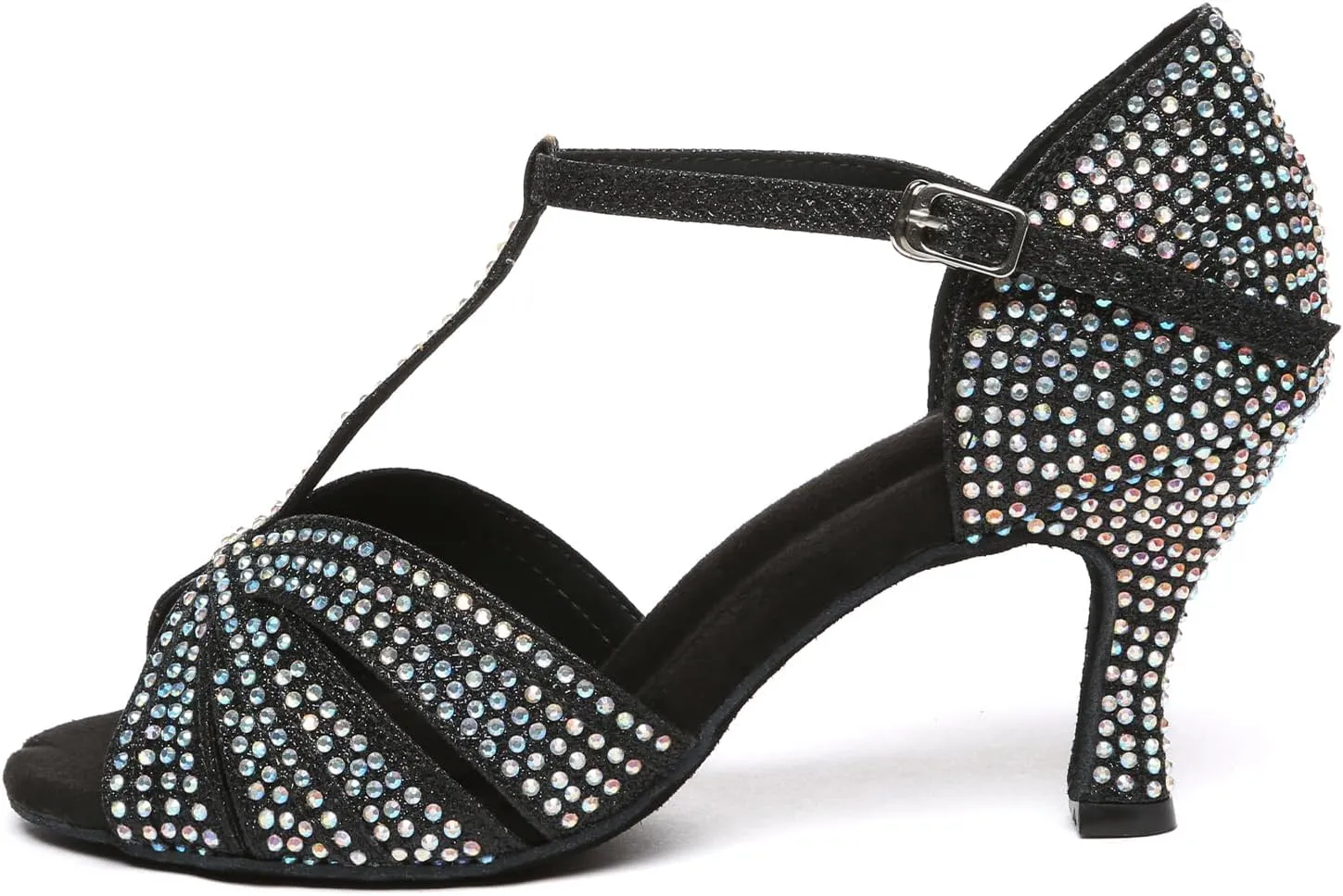AOQUNFS Women Ballroom Dance Shoes Latin Salsa Practice Performance Dance Shoes,L599