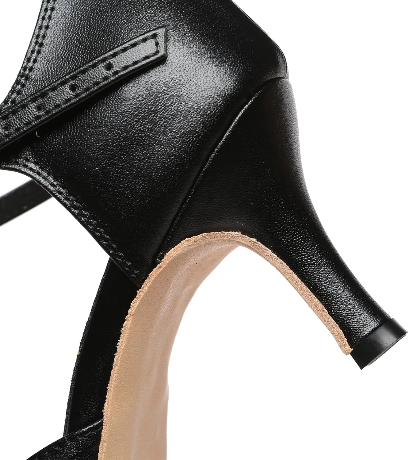 AOQUNFS Women's Ballroom Dance Shoes Latin Tango Open Toe Salsa Performance Practice Dancing Shoes,L600