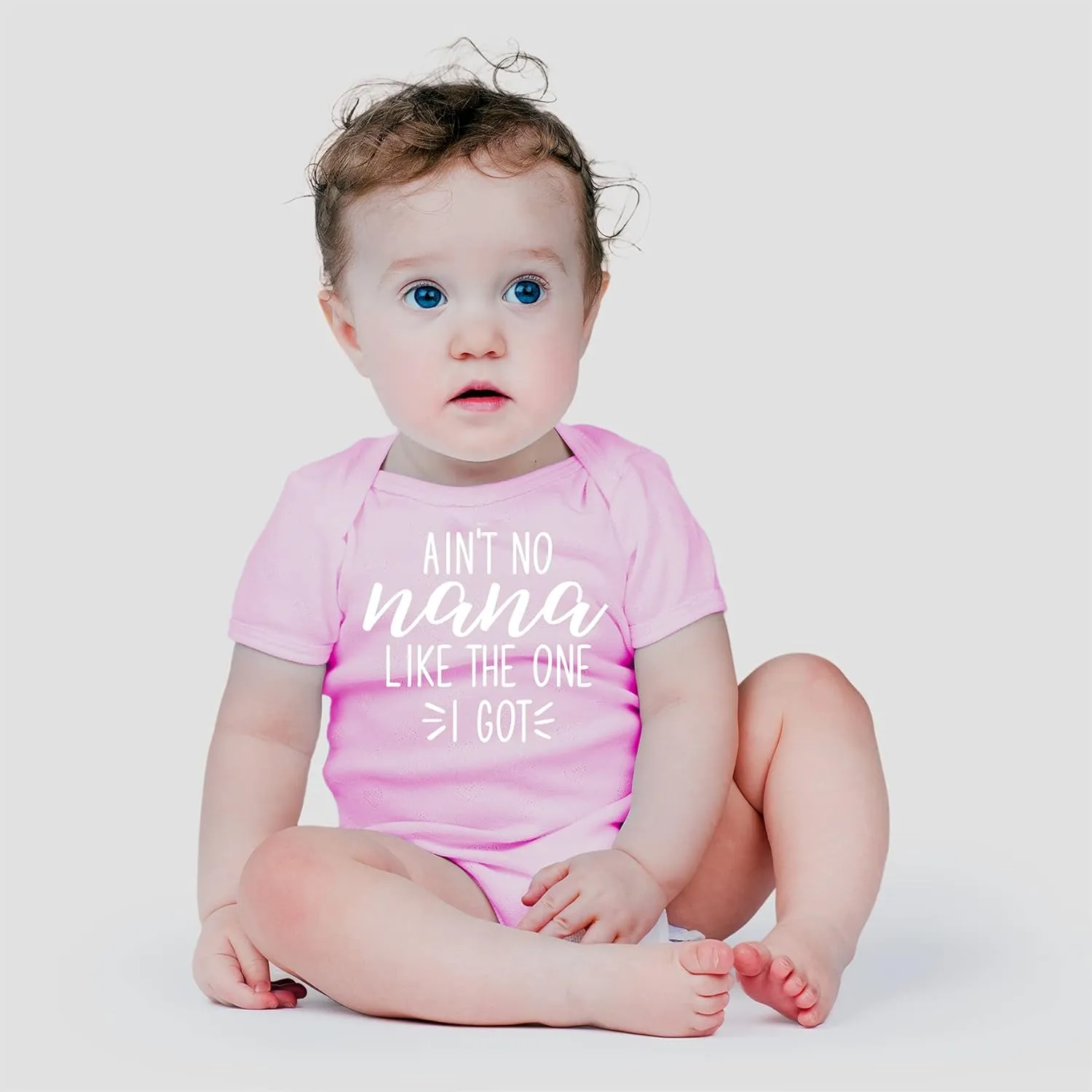 AW Fashions Ain't No Nana Like the One I Got Baby Bodysuit Cute Newborn Girl Trendy Boy Outfit Baby Wear