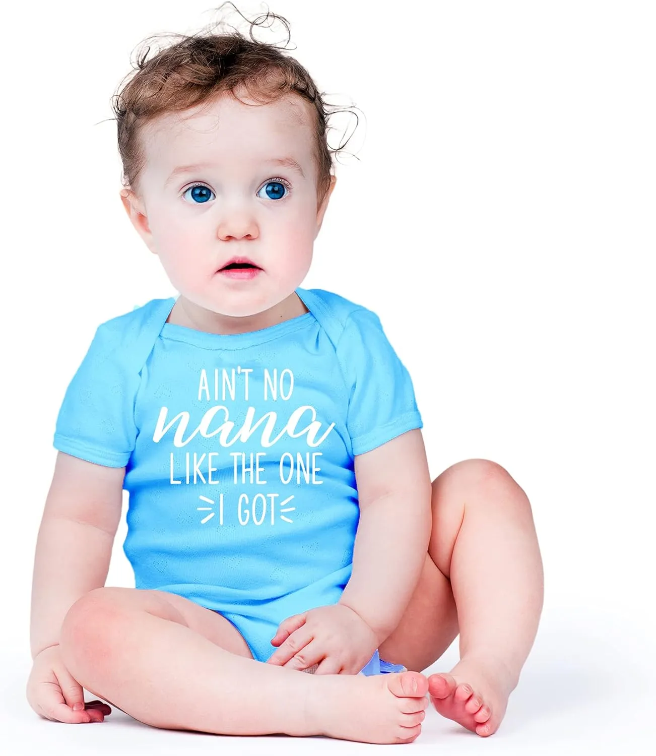 AW Fashions Ain't No Nana Like the One I Got Baby Bodysuit Cute Newborn Girl Trendy Boy Outfit Baby Wear