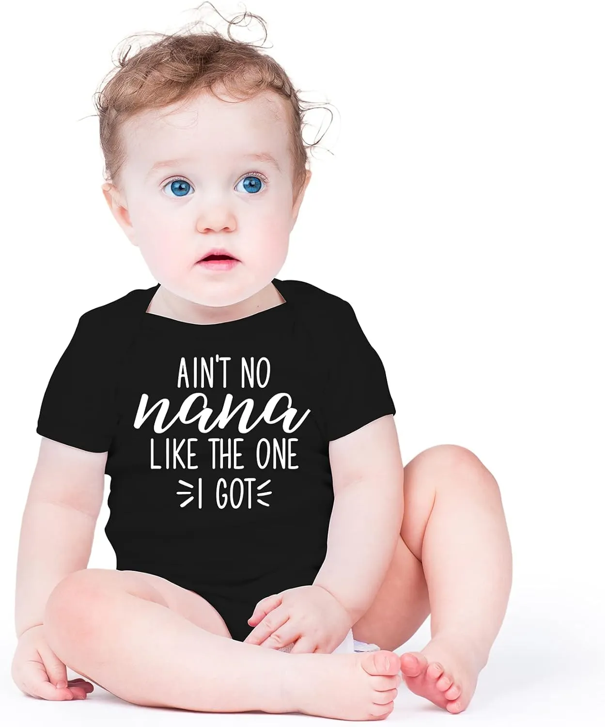 AW Fashions Ain't No Nana Like the One I Got Baby Bodysuit Cute Newborn Girl Trendy Boy Outfit Baby Wear