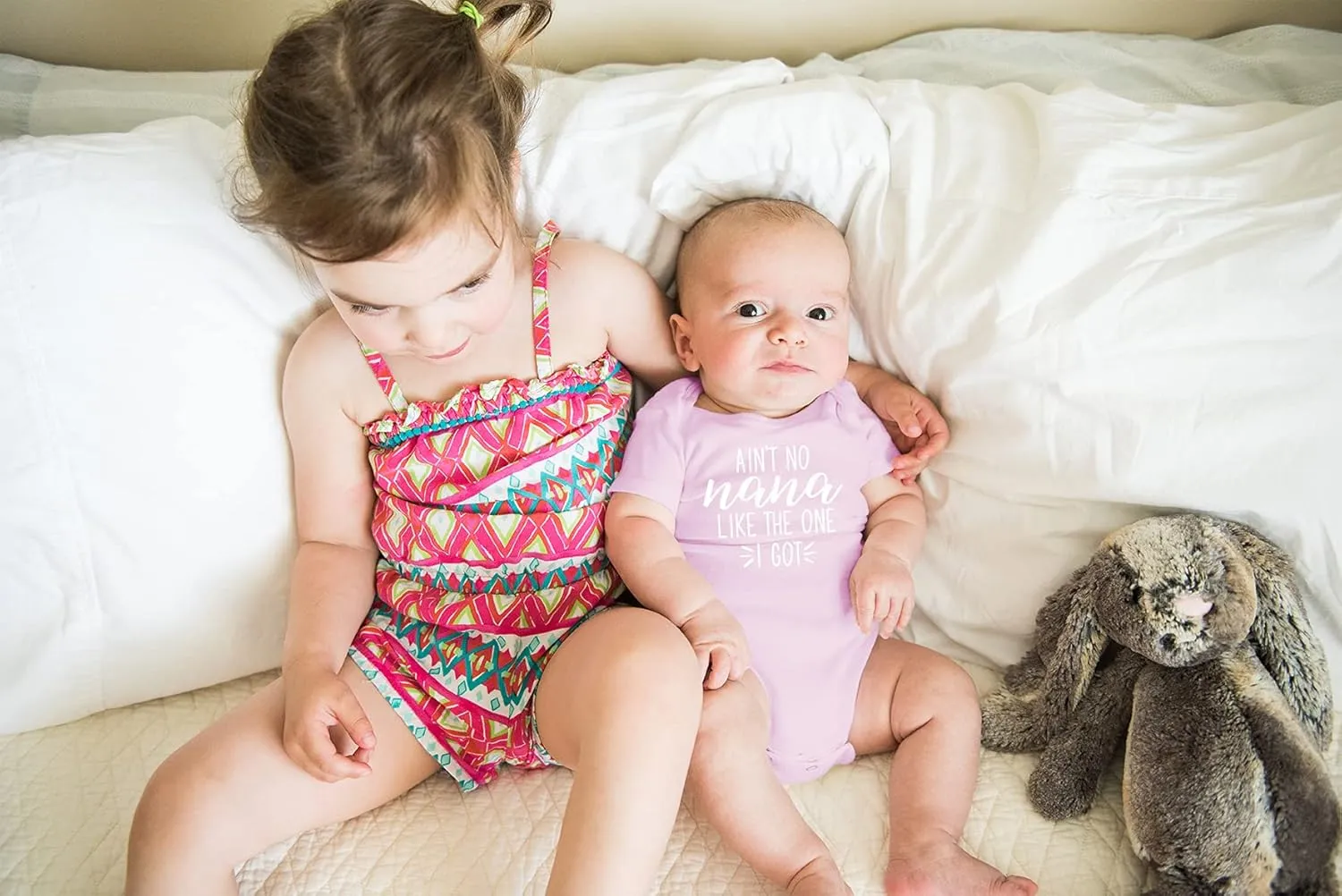 AW Fashions Ain't No Nana Like the One I Got Baby Bodysuit Cute Newborn Girl Trendy Boy Outfit Baby Wear
