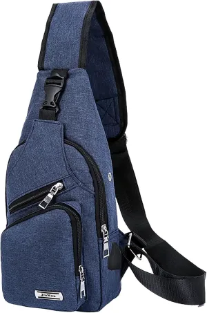 Backpack Business Leisure Functional Travel One Shoulder Crossbody Bag Cute Messenger Bags for Women (Blue, One Size)