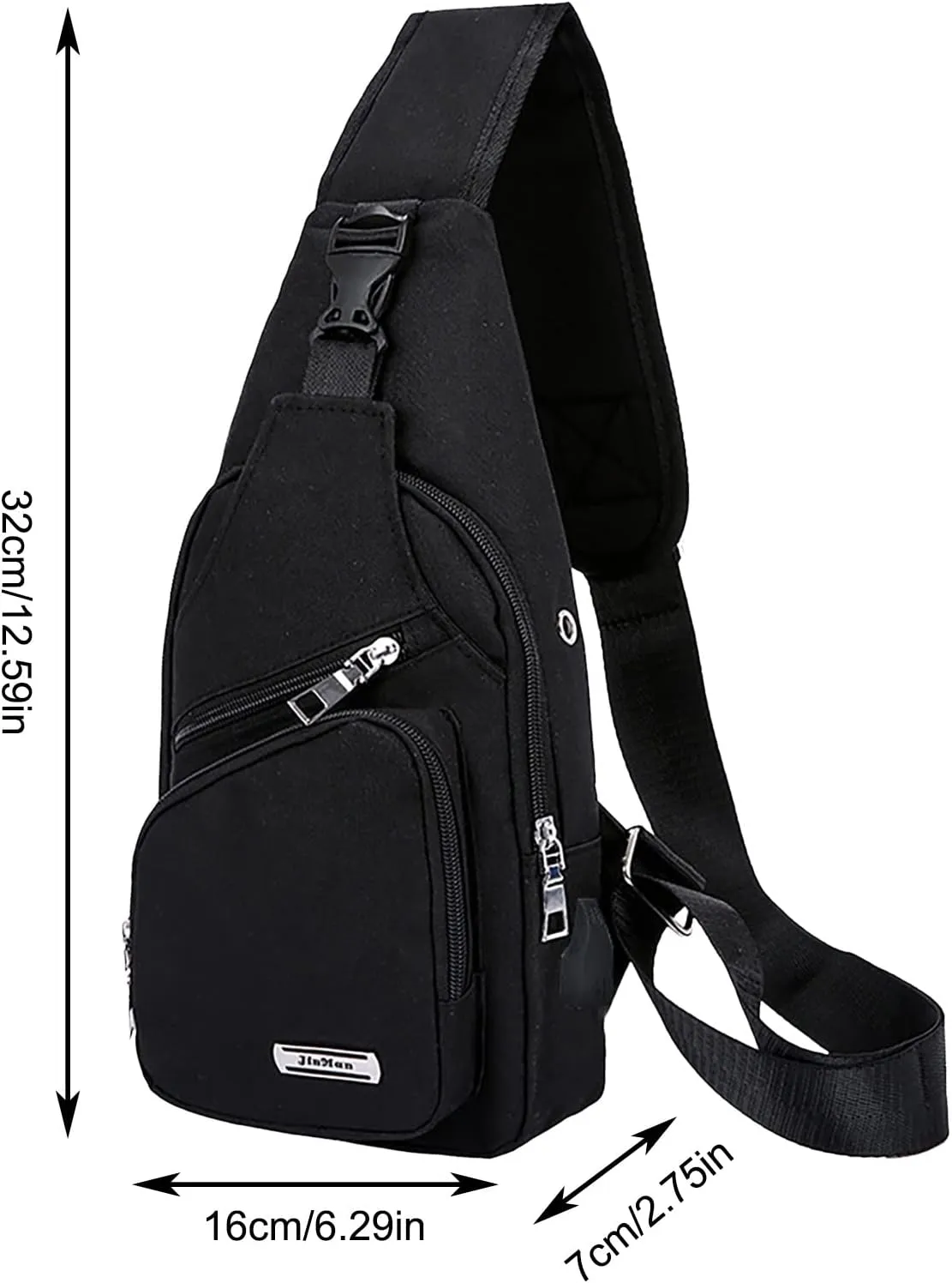Backpack Business Leisure Functional Travel One Shoulder Crossbody Bag Cute Messenger Bags for Women (Red, One Size)