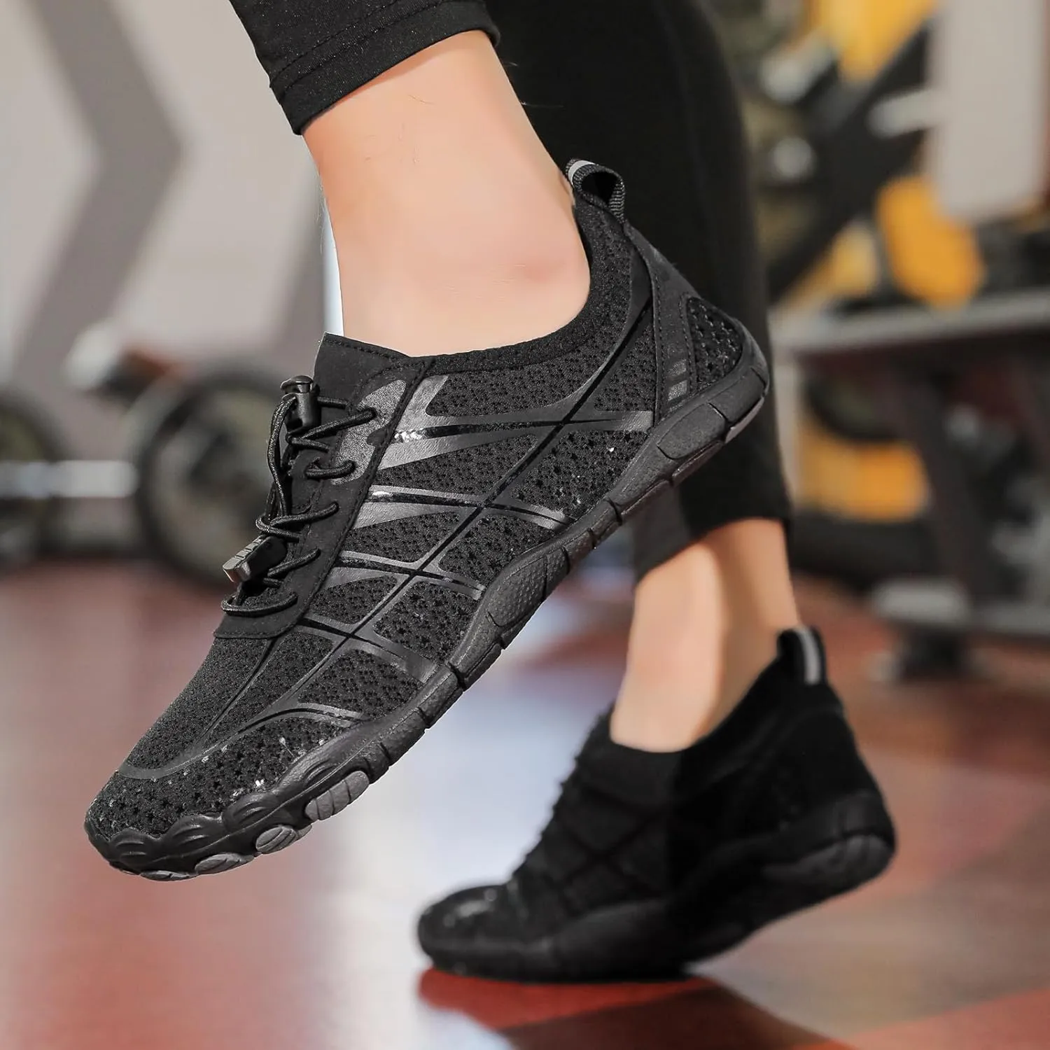 Barefoot Shoes for Women Men, Hiking Footwear Barefoot, Minimalist Zero Drop Hiking, Trail Running, Water Shoes, Wide Toe Box, Non Slip, Breathable, Unisex Barefoot Footwear for Cross Training