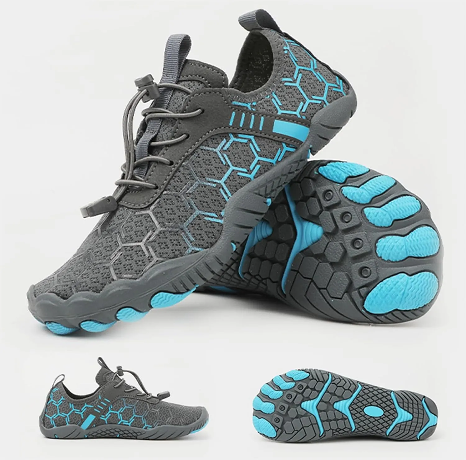 Barefoot Shoes for Women Men, Hiking Footwear Barefoot, Minimalist Zero Drop Hiking, Trail Running, Water Shoes, Wide Toe Box, Non Slip, Breathable, Unisex Barefoot Footwear for Cross Training