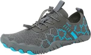 Barefoot Shoes for Women Men, Hiking Footwear Barefoot, Minimalist Zero Drop Hiking, Trail Running, Water Shoes, Wide Toe Box, Non Slip, Breathable, Unisex Barefoot Footwear for Cross Training