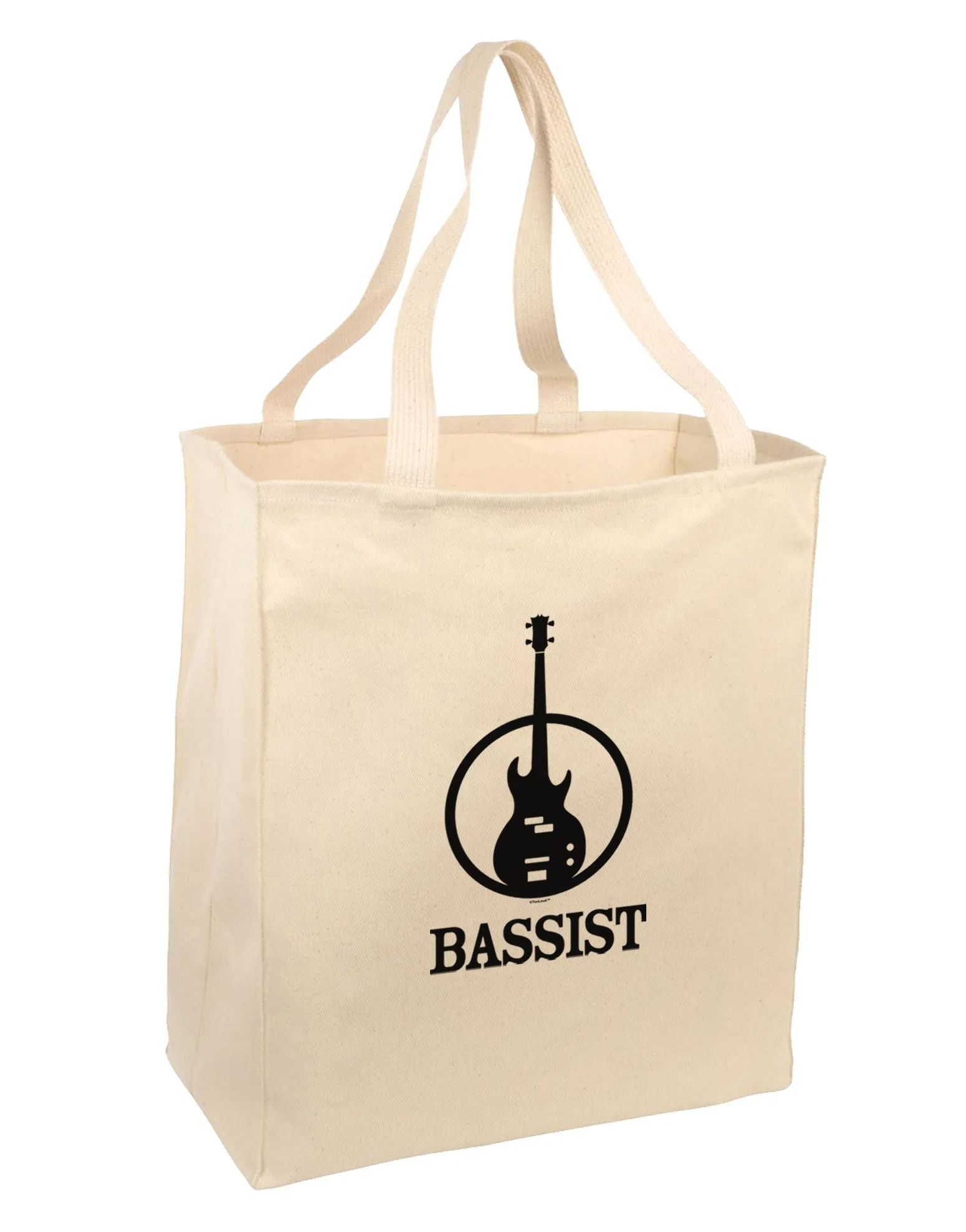 Bassist Large Grocery Tote Bag
