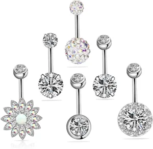 Belly Button Nail Jewelry Maternity Belly Button Rings Navel Piercing Jewelry Set