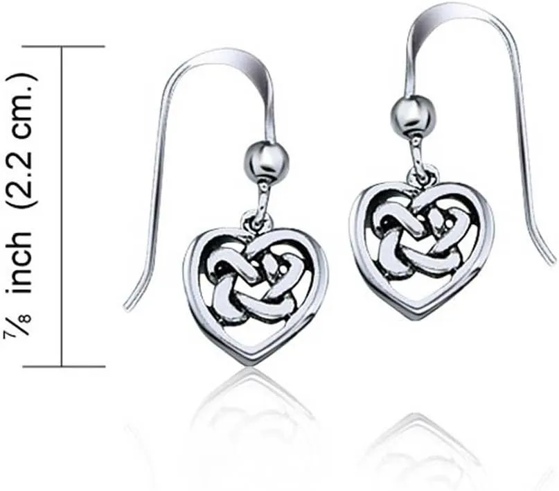 Bling Jewelry Romantic Celtic Triquetra Love Infinity Knot Butterfly Heart Shape Dangle Stud Earrings Pendant Necklace Lockets For Women.925 Sterling Silver