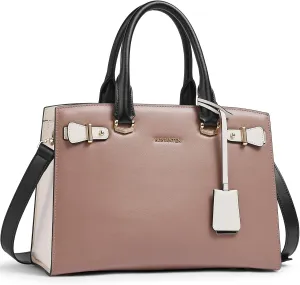 BOSTANTEN Women Leather Handbag Designer Satchel Purses Top Handle Shoulder Totes Crossbody Bag