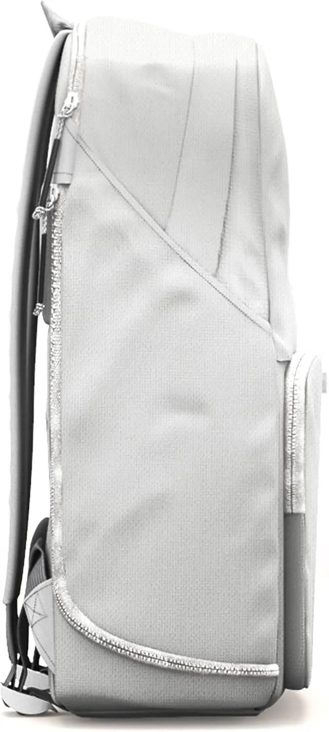 BREVITE The Backpack- Casual daypack backpacks for every function. Compact but spacious 18L aesthetic traveling backpack with laptop compartment. (Gray)