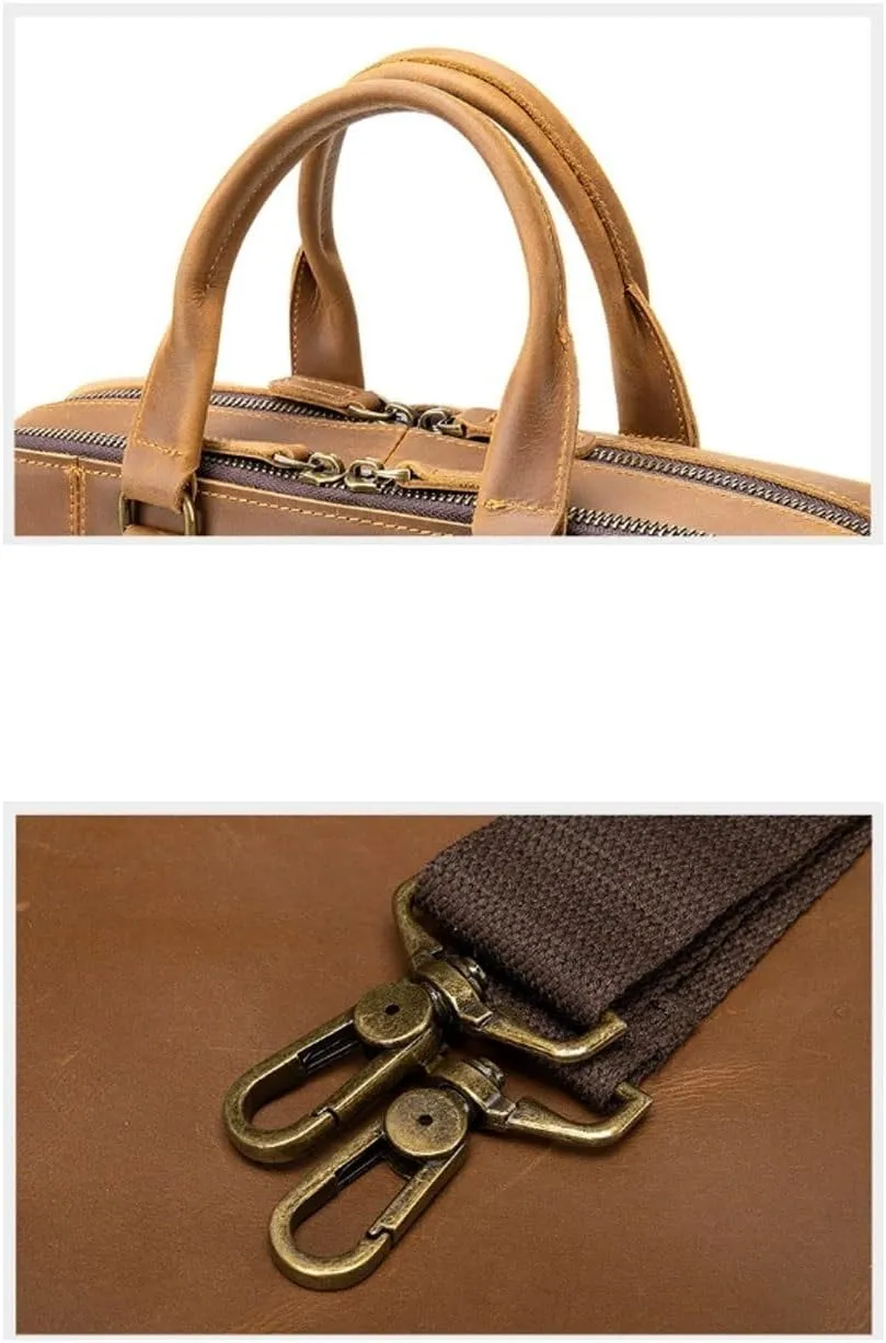 Briefcases Luggage Bags Messenger Shoulder Bags Men's Leather Large Laptop Bags Totes Handbags