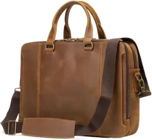 Briefcases Luggage Bags Messenger Shoulder Bags Men's Leather Large Laptop Bags Totes Handbags