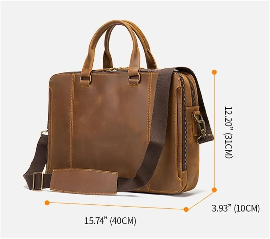 Briefcases Luggage Bags Messenger Shoulder Bags Men's Leather Large Laptop Bags Totes Handbags
