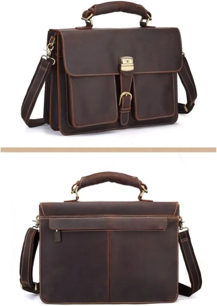Briefcases Luggage Bags Totes Handbags Messenger Shoulder Bags Men's Leather Large Laptop Bags