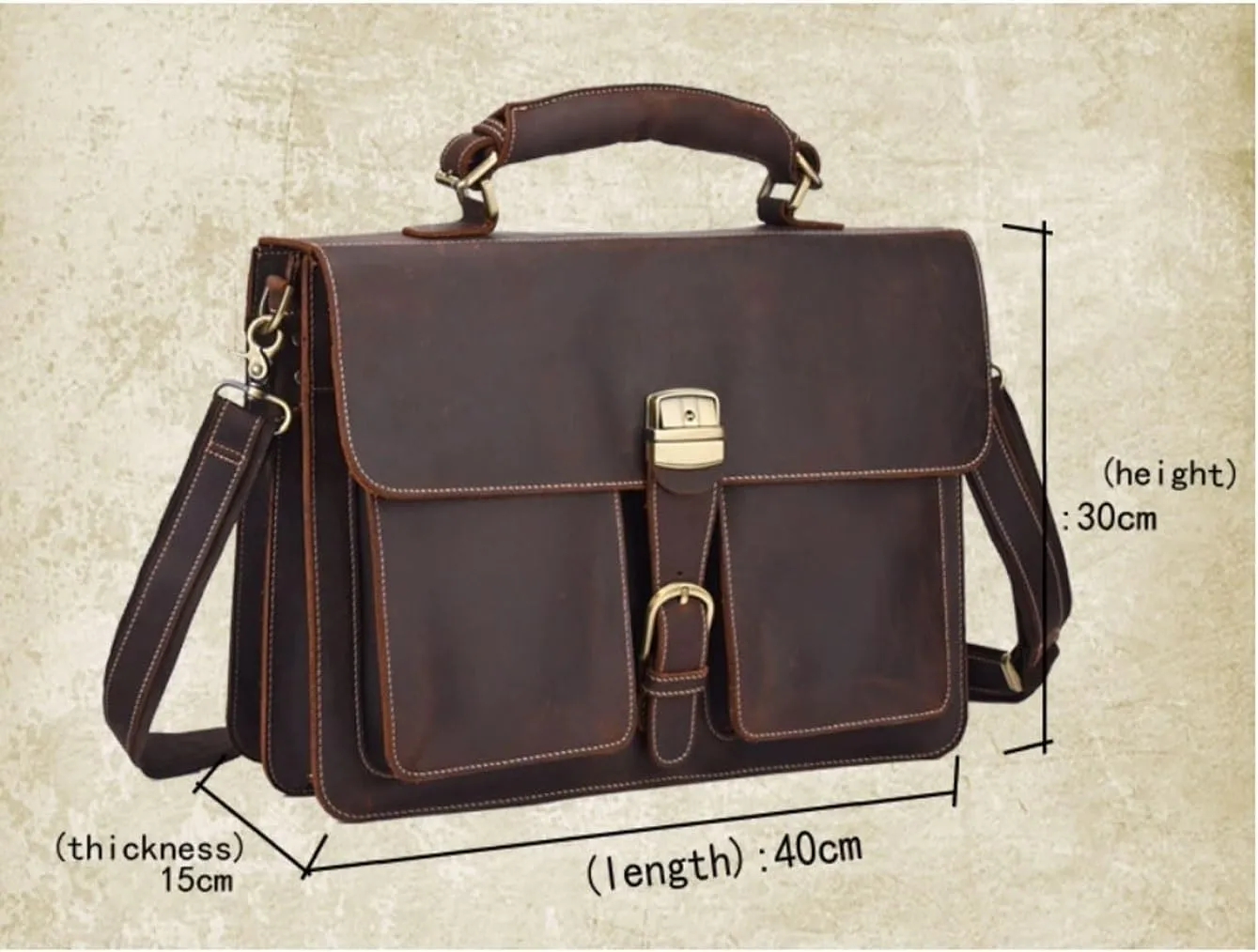 Briefcases Luggage Bags Totes Handbags Messenger Shoulder Bags Men's Leather Large Laptop Bags
