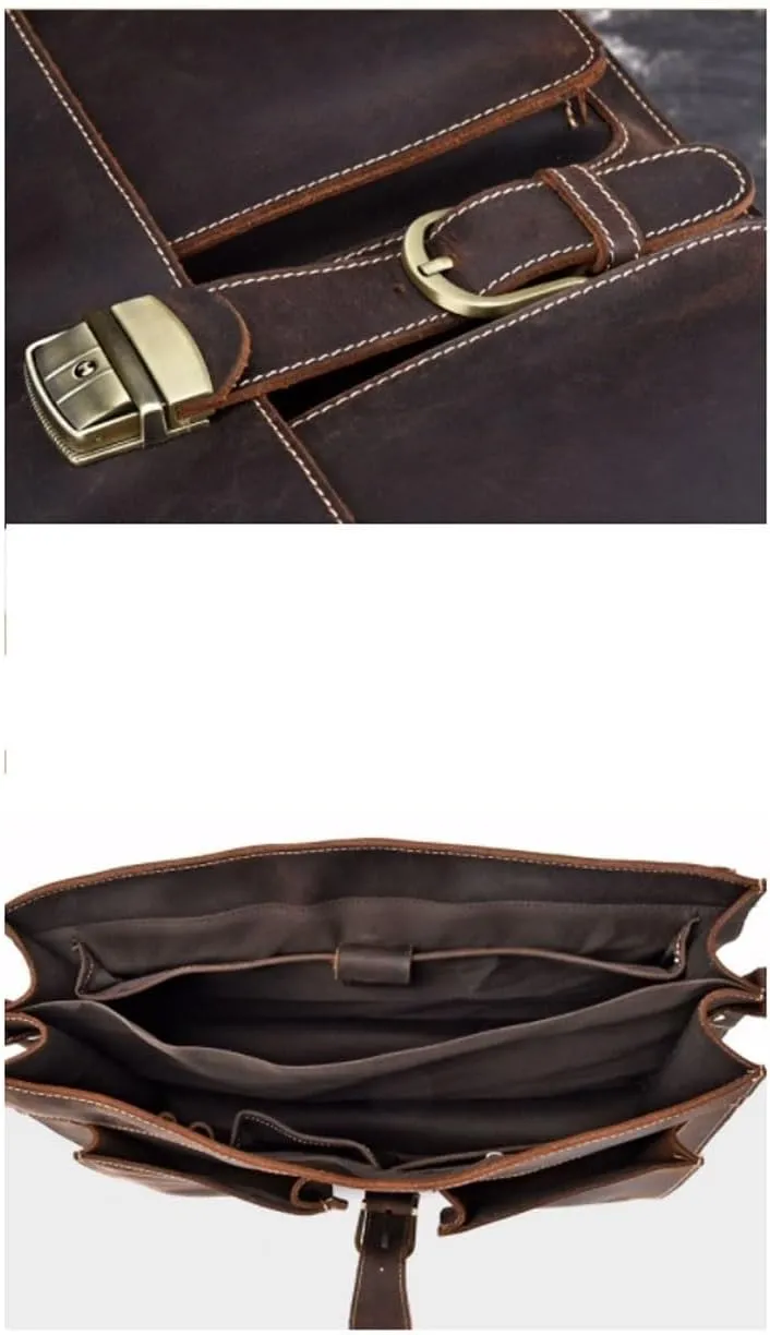 Briefcases Luggage Bags Totes Handbags Messenger Shoulder Bags Men's Leather Large Laptop Bags