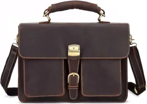 Briefcases Luggage Bags Totes Handbags Messenger Shoulder Bags Men's Leather Large Laptop Bags