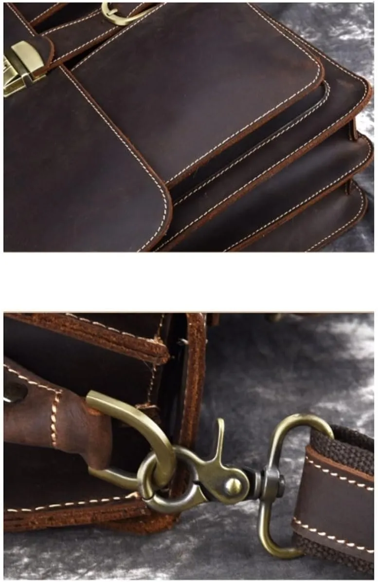 Briefcases Luggage Bags Totes Handbags Messenger Shoulder Bags Men's Leather Large Laptop Bags