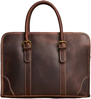Briefcases Men's Leather Shoulder Bags Laptop Bags Carrying Cases Totes Handbags Luggage Bags