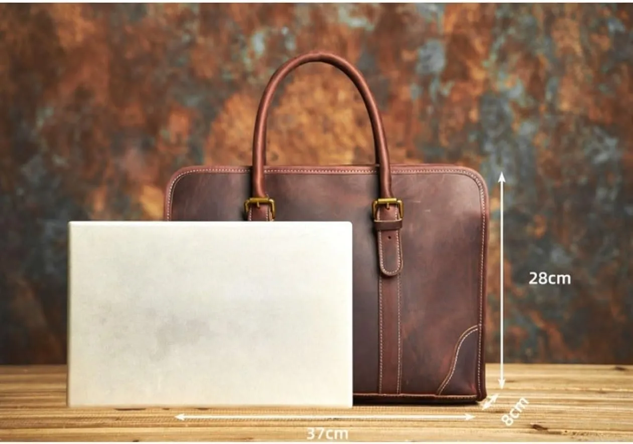 Briefcases Men's Leather Shoulder Bags Laptop Bags Carrying Cases Totes Handbags Luggage Bags