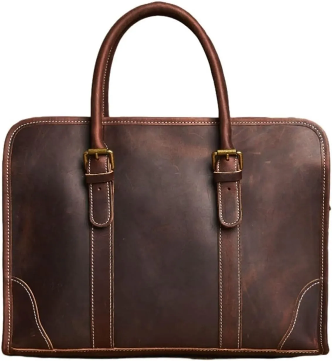 Briefcases Men's Leather Shoulder Bags Laptop Bags Carrying Cases Totes Handbags Luggage Bags