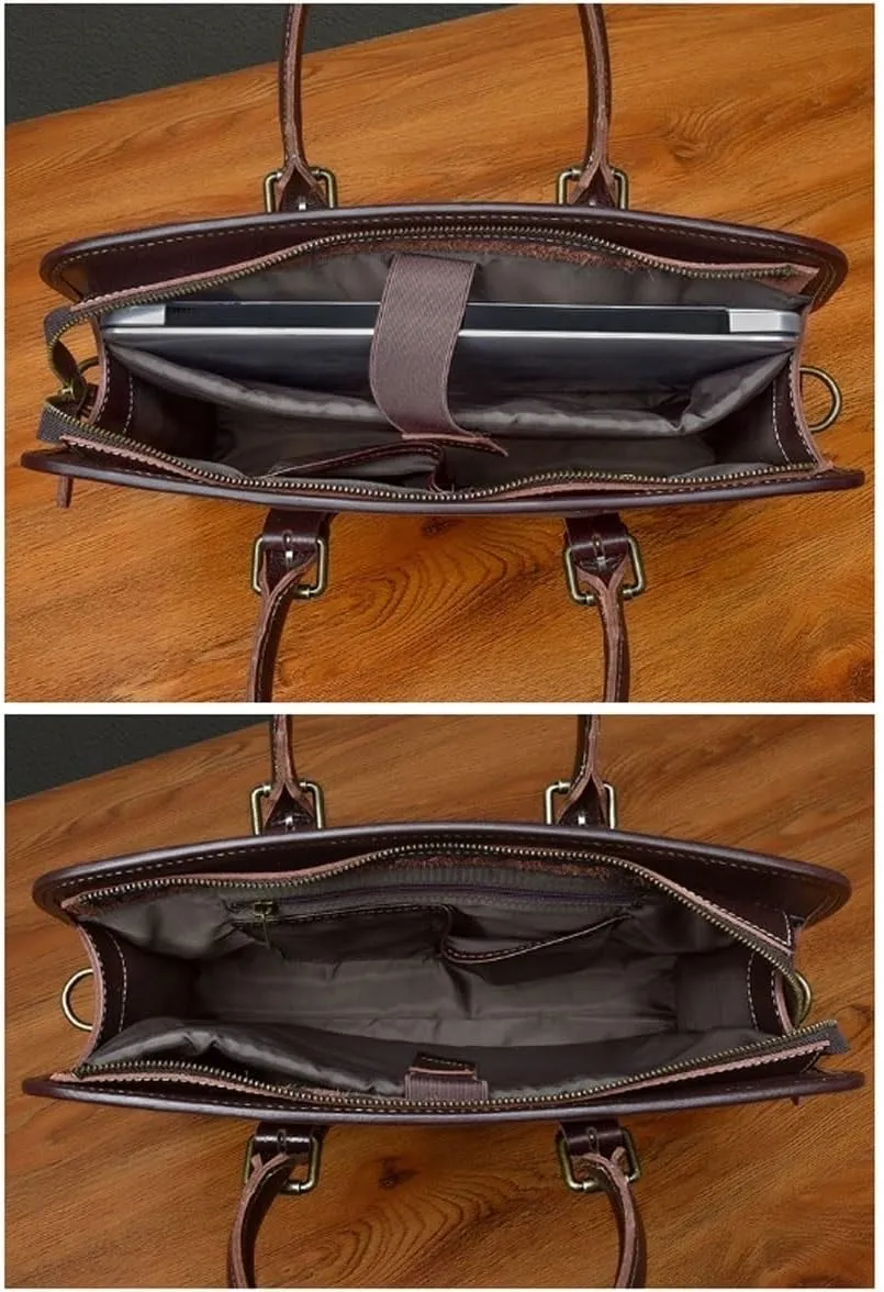 Briefcases Men's Leather Shoulder Bags Laptop Bags Luggage Bags Carrying Cases Totes Handbags Messenger Bags