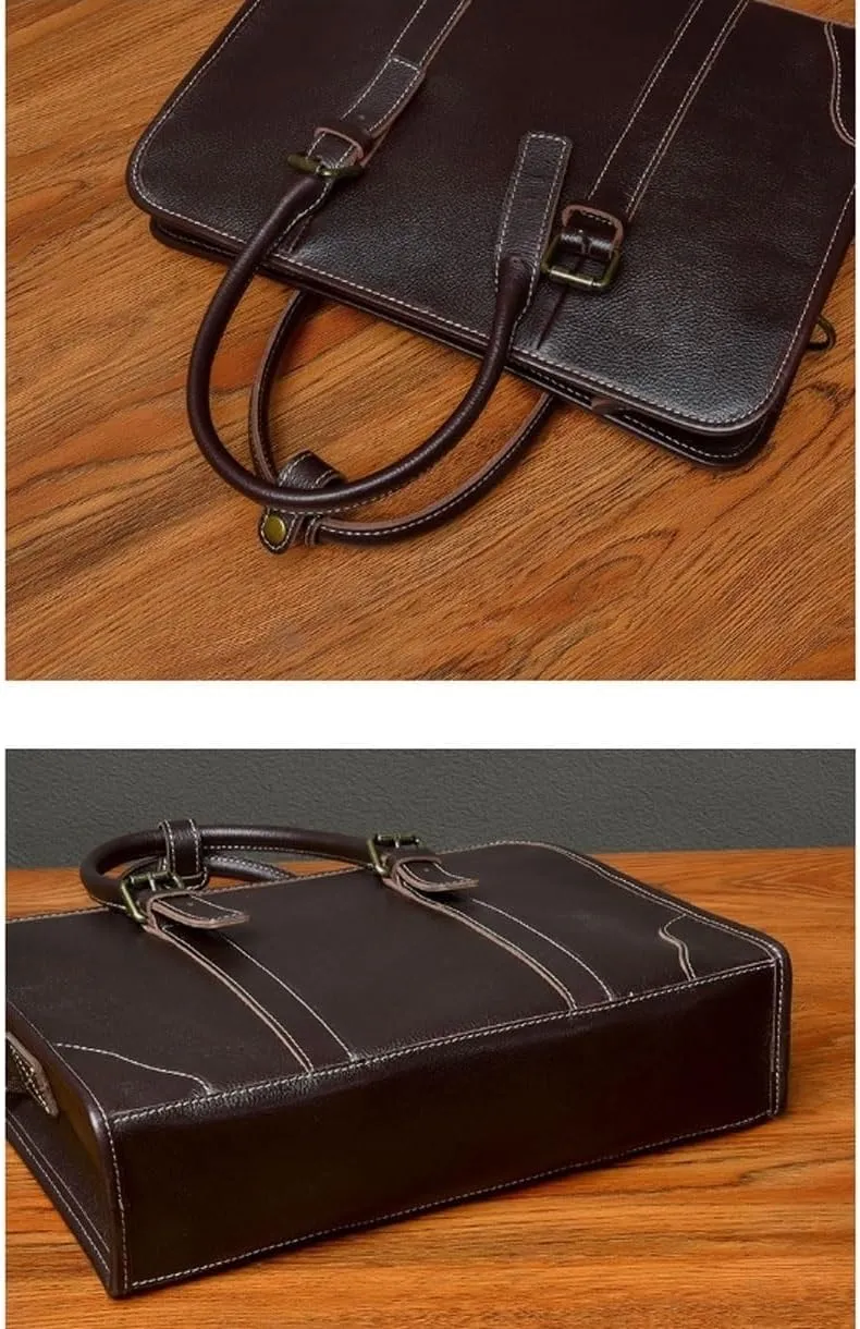 Briefcases Men's Leather Shoulder Bags Laptop Bags Luggage Bags Carrying Cases Totes Handbags Messenger Bags