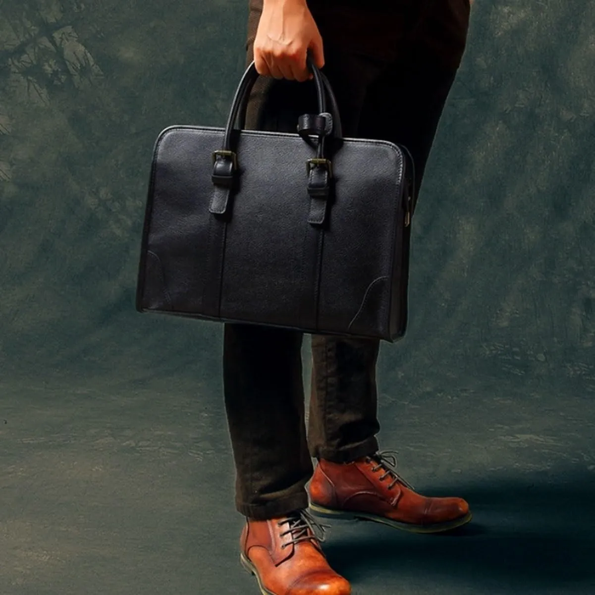 Briefcases Men's Leather Shoulder Bags Laptop Bags Luggage Bags Carrying Cases Totes Handbags Messenger Bags