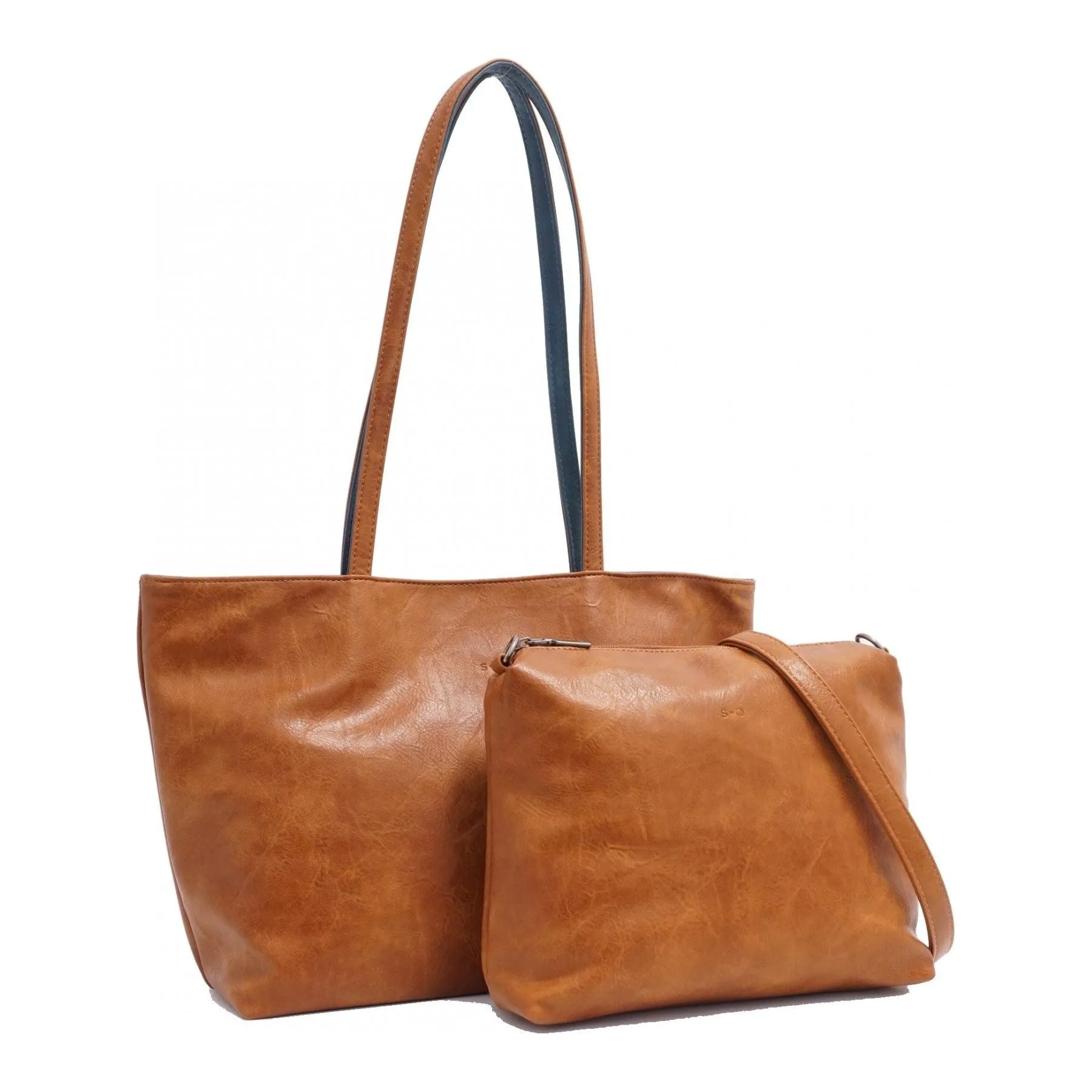Brooke - 2 in One Reversible Tote Plus Extra Crossbody purse