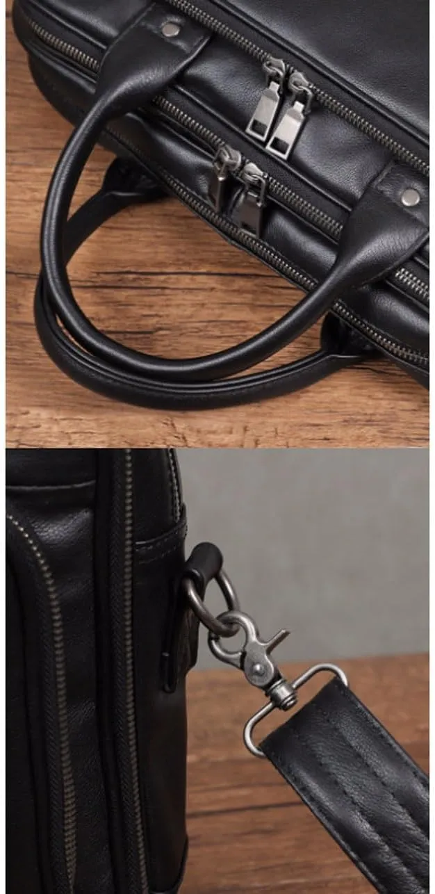 Business Briefcases Handbags Men's Genuine Leather Shoulder Bags Messenger Bags Laptop Bags Totes Luggage Bags
