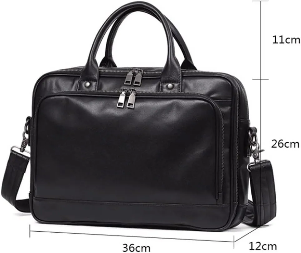 Business Briefcases Handbags Men's Genuine Leather Shoulder Bags Messenger Bags Laptop Bags Totes Luggage Bags