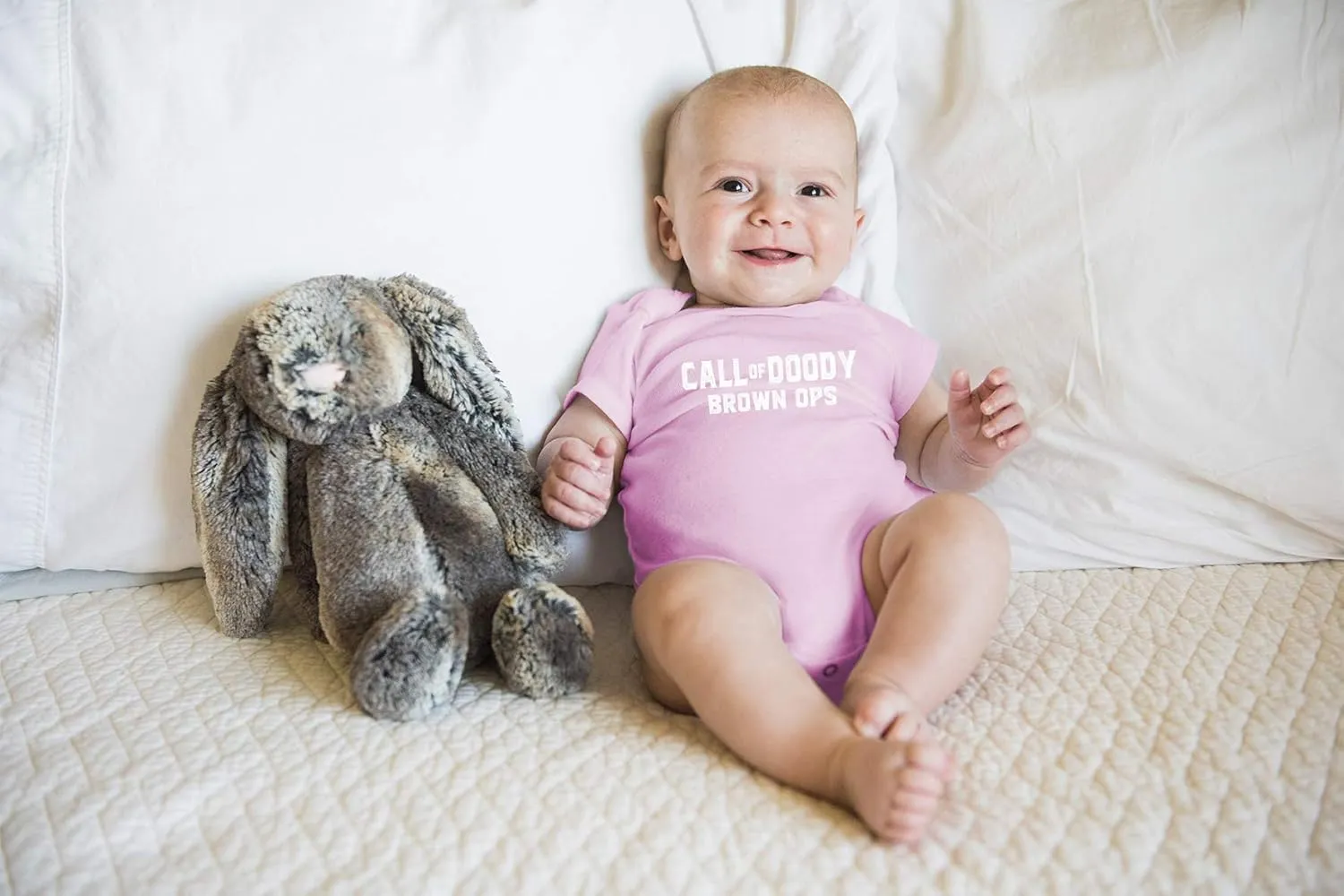 Call Of Doody Brown Ops - Funny Baby Essentials Bodysuit - Baby Outfit Funny Newborn Clothes