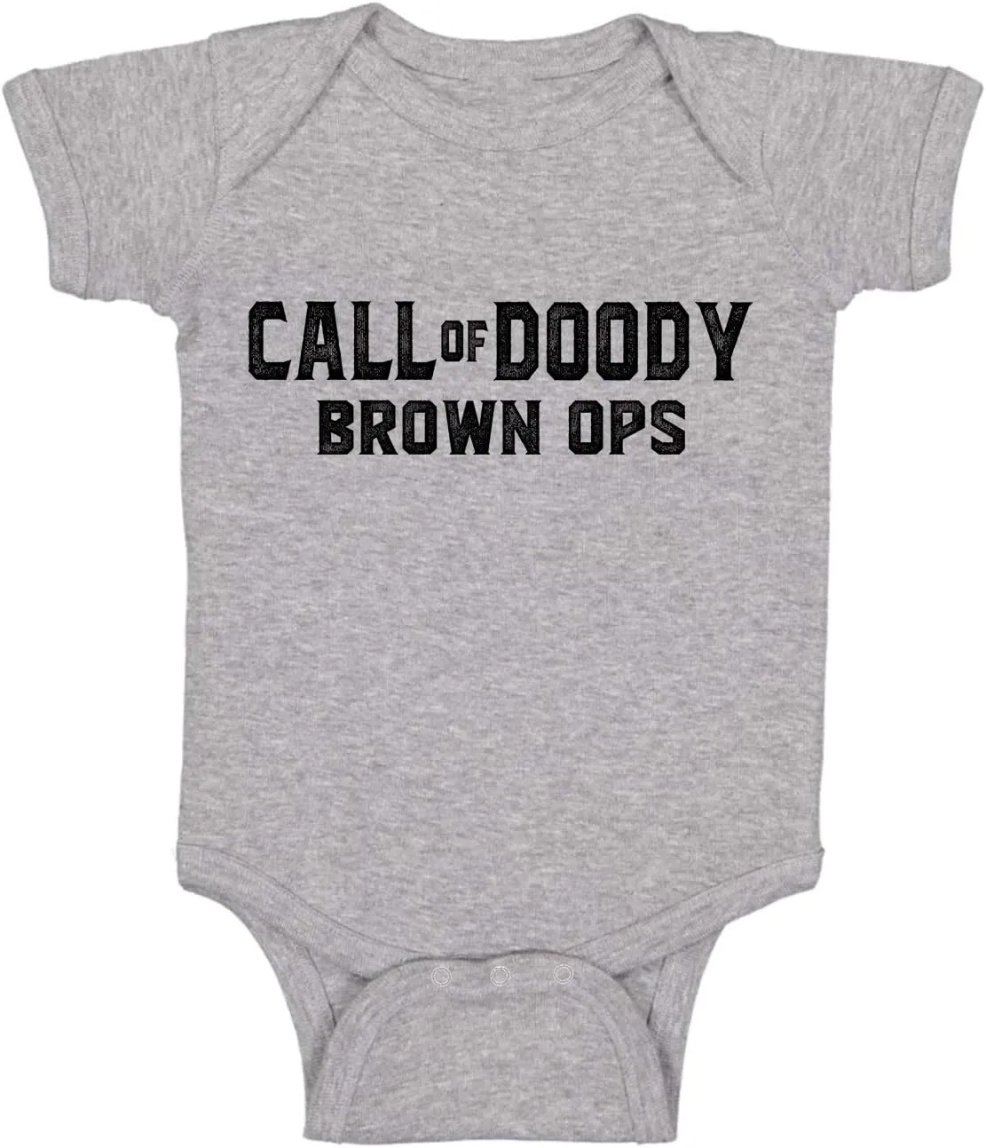 Call Of Doody Brown Ops - Funny Baby Essentials Bodysuit - Baby Outfit Funny Newborn Clothes