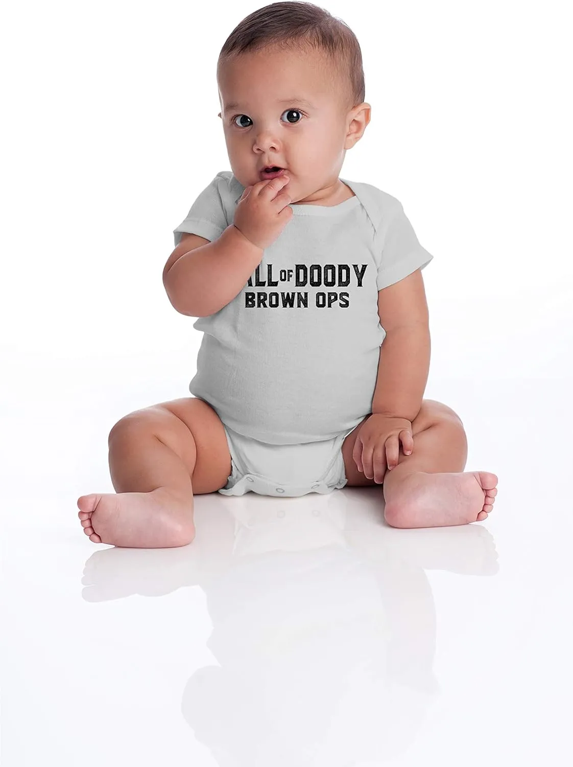 Call Of Doody Brown Ops - Funny Baby Essentials Bodysuit - Baby Outfit Funny Newborn Clothes