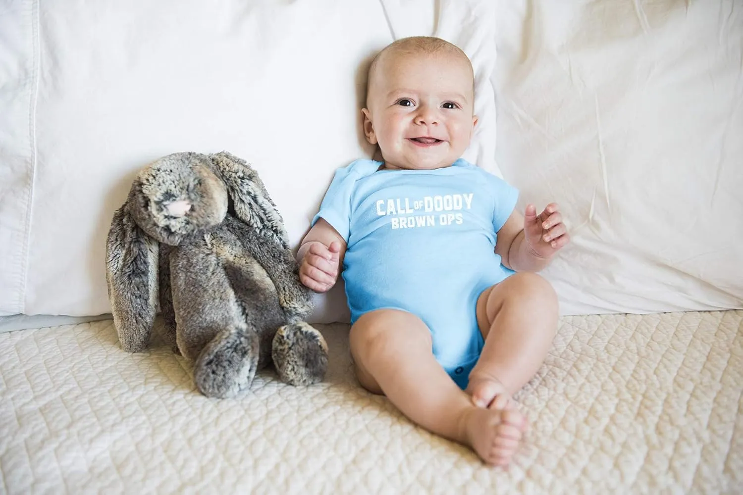 Call Of Doody Brown Ops - Funny Baby Essentials Bodysuit - Baby Outfit Funny Newborn Clothes