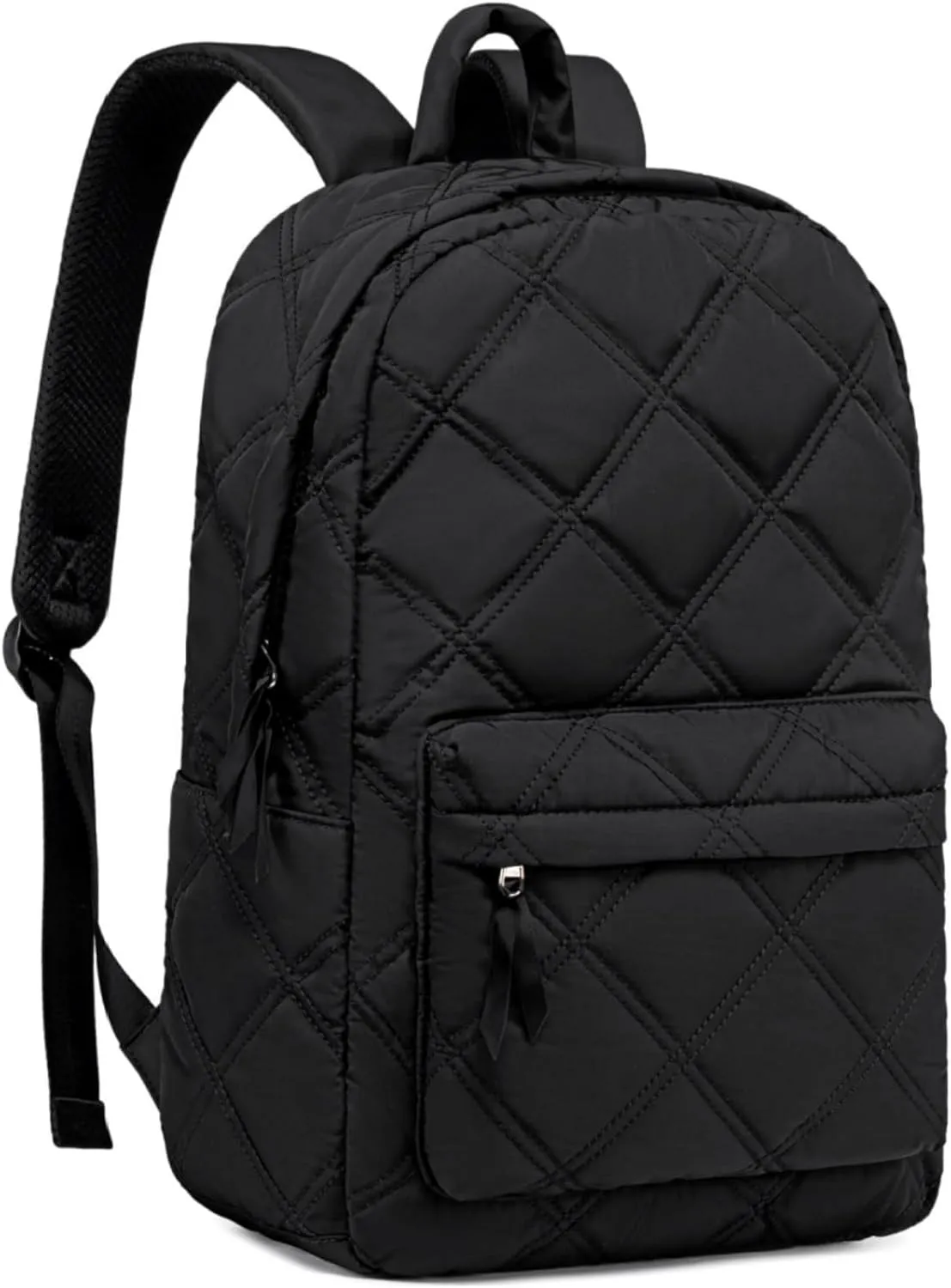 CAMTOP Backpack for Women Travel Backpack Quilted Girls Backpacks for School Lightweight Water-Resistant Casual Daypack Backpacks (Black)