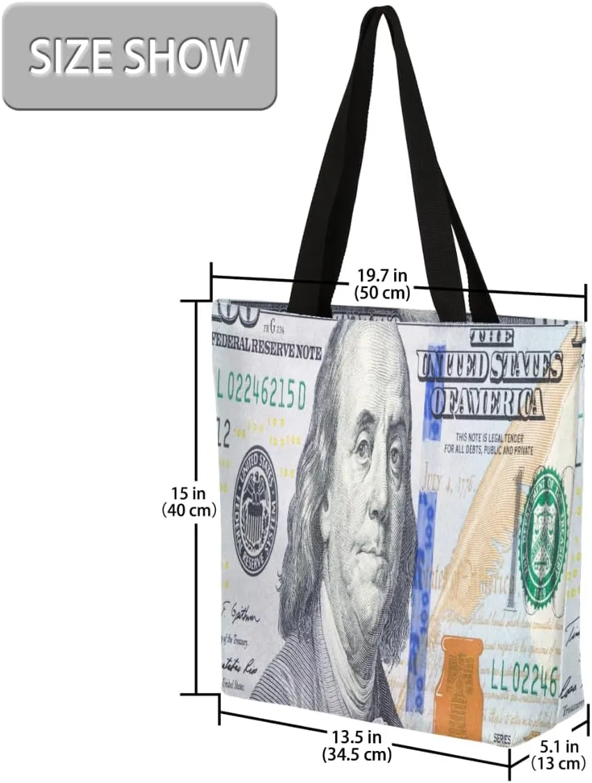 Canvas Tote Bag Large Women Casual Shoulder Bag Handbag Reusable Storage Shoulder Bag