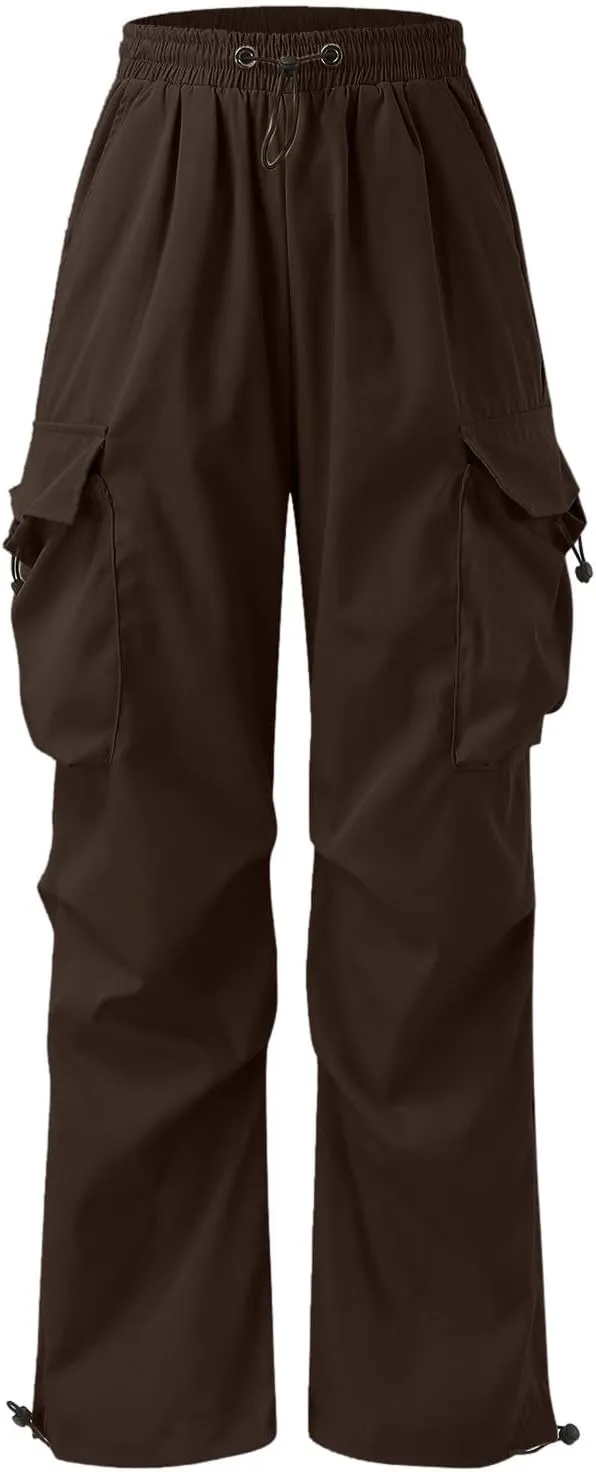 Cargo Pants for Men Baggy Parachute Pants Men Elastic Waist Harem Pants Y2k Sweatpants Lightweight Streetwear Pants
