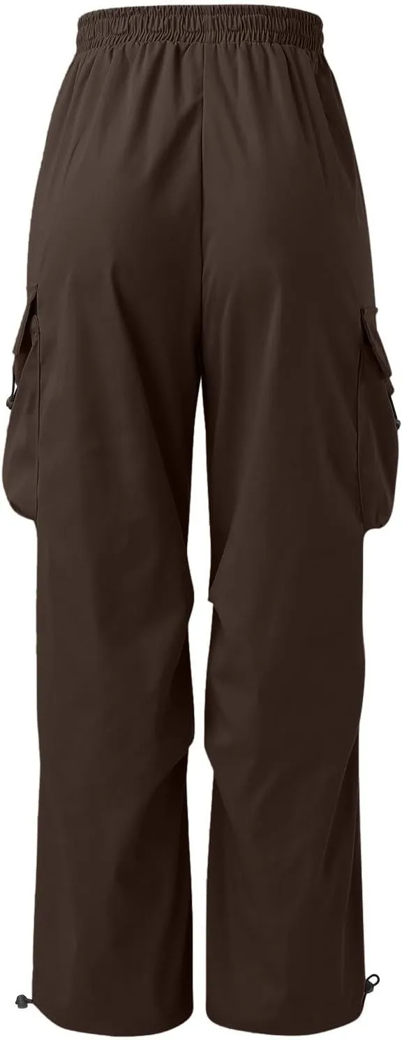 Cargo Pants for Men Baggy Parachute Pants Men Elastic Waist Harem Pants Y2k Sweatpants Lightweight Streetwear Pants