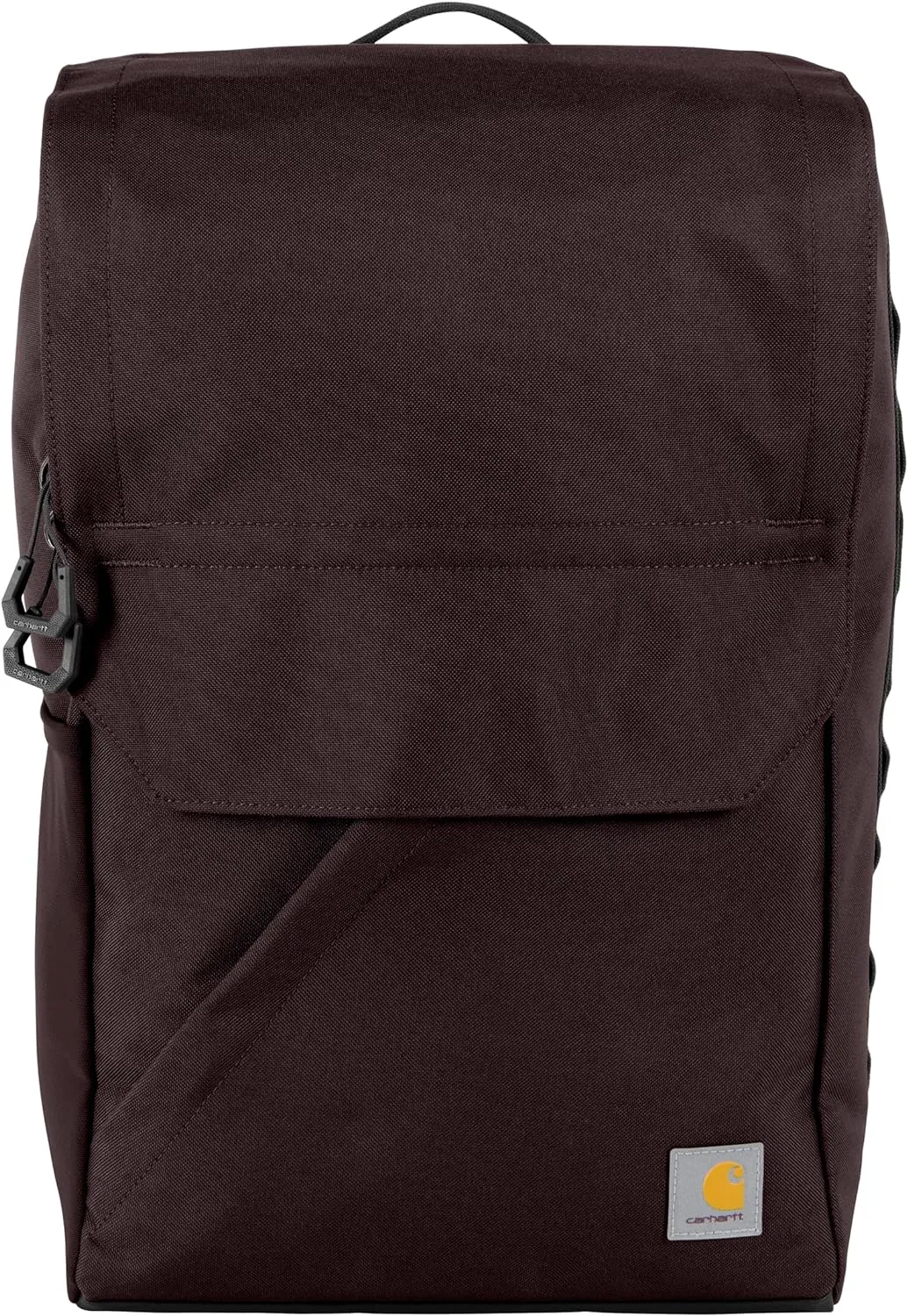 Carhartt 21L Top-Load Backpack, Durable Water Resistant Coated Canvas Base W/ 17" Laptop Sleeve, Port, One Size