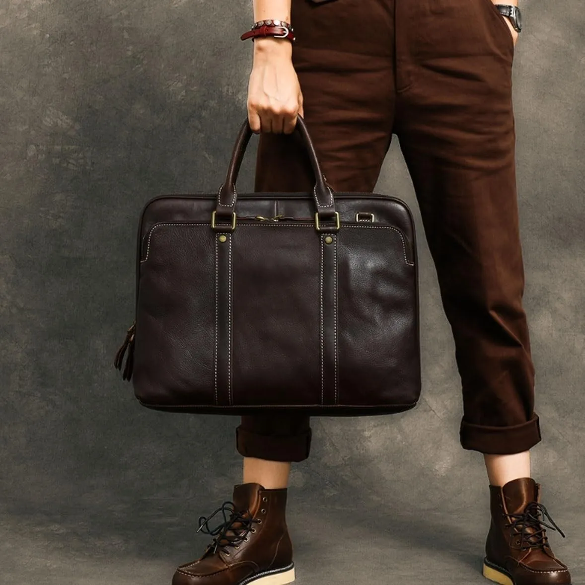 Casual Daypacks Handbags Laptop Bags Men's Leather Shoulder Bags Messenger Bags Totes Briefcases