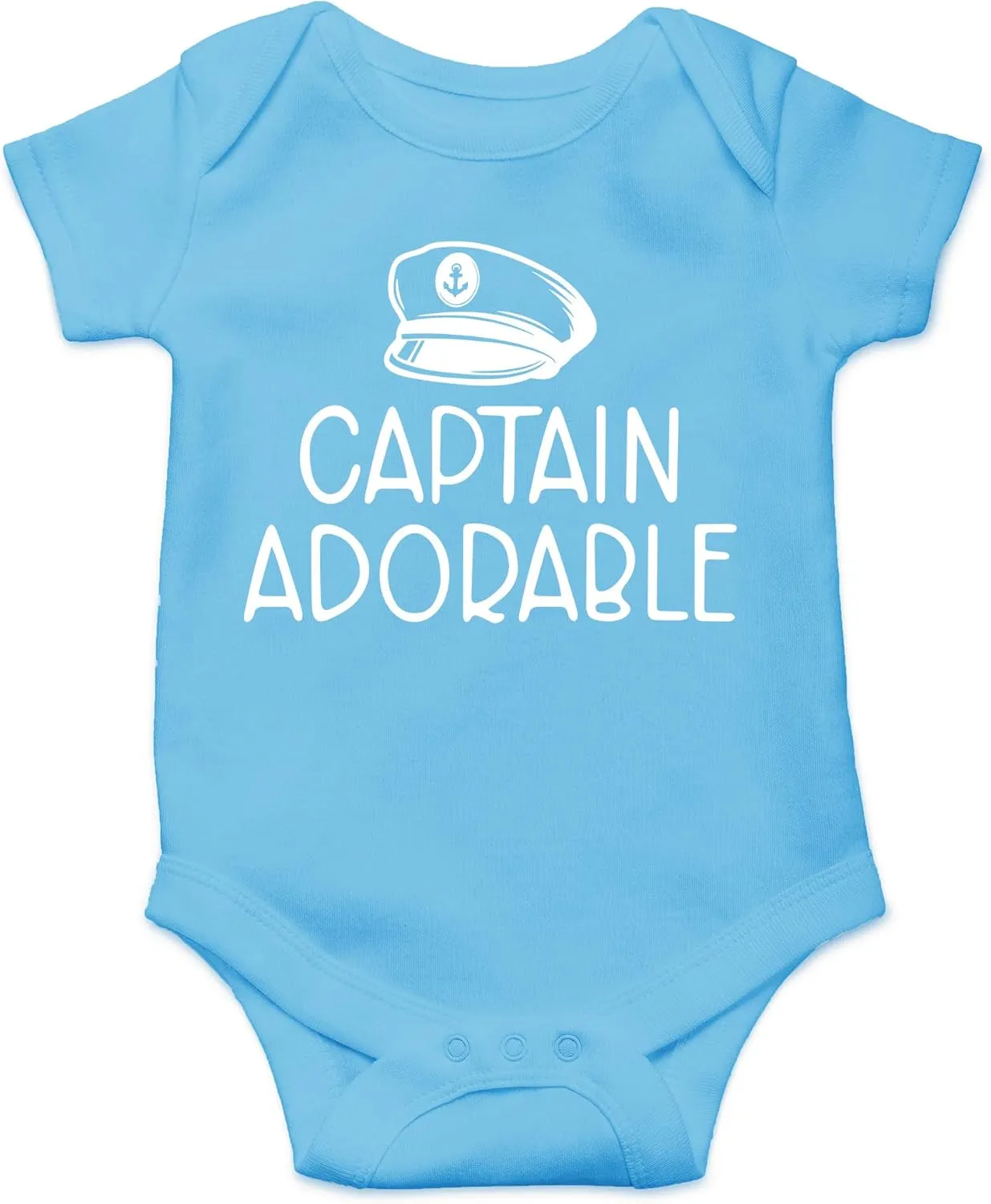 CBTwear Captain Adorable - Baby Clothes - Funny Newborn Bodysuit Outfits for Boys and Girls
