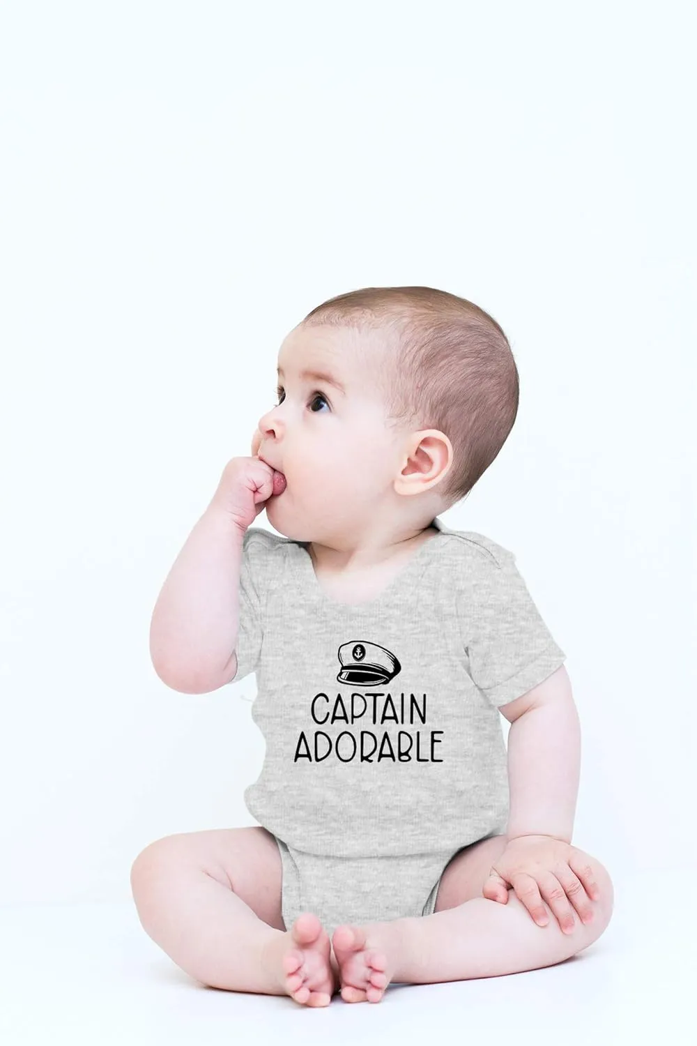 CBTwear Captain Adorable - Baby Clothes - Funny Newborn Bodysuit Outfits for Boys and Girls